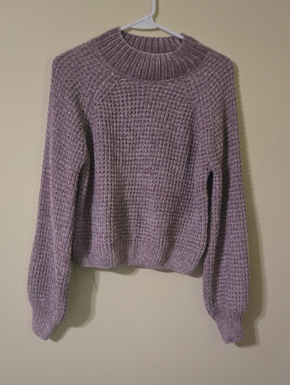 Altar'd State Lavender Chunky Ribbed Sweater